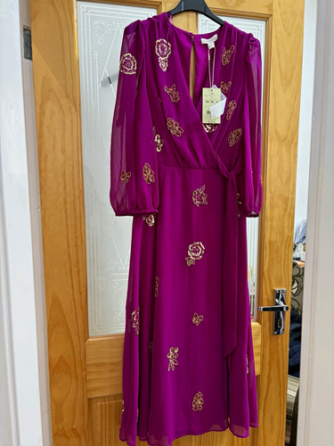 Monsoon pink butterfly wrap - butterfly,