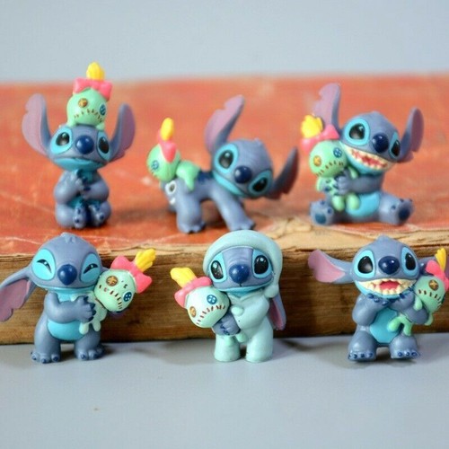 6pcs disney lilo stitch with - disney,