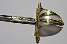 Spanish Vintage metal very ornate,collectable,sword letter opener,approx.23cm