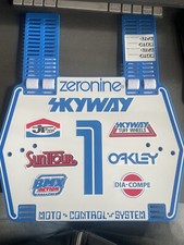 Authentic ZERONINE MOTO CONTROL STSTEM BMX Number plate - SKYWAY BMX