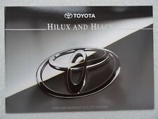 Toyota Hiace and Hilux brochure 1995 - Compact, 4WD, Conversions:Devon,Crystals,