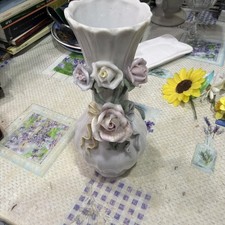 Vintage Ceramic Vase With 3D