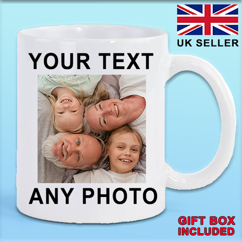 Personalised mug free - -free, postage