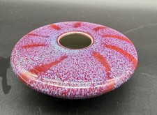 VTG Flower Frog Pin Holder Vase Studio Harald Eric Nordvold Viking Pottery MCM