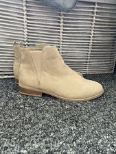 Primark Ladies Size 5 (38) Light Tan Suede Ankle Boots