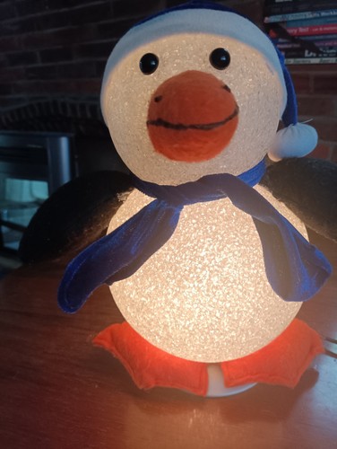Vintage penguin lamp - vintage,