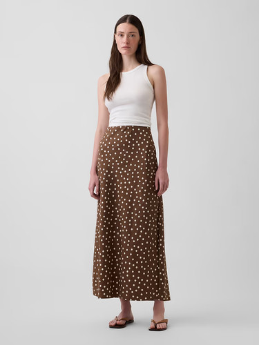Gap linen blend maxi - gap, linen-blend