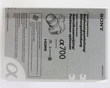 Sony A700 DSLR-A700 A-700 DSLR