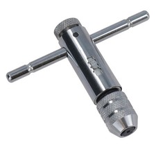 M3-M8 Ratchet Tap Wrench Holder Grip T Bar Handle Reversible TE163
