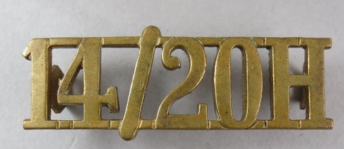Military brass shoulder title - shoulder,