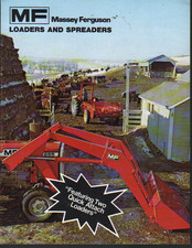 Massey Ferguson Manure Loaders and Spreaders Brochure Leaflet