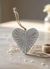 Heart Ornament Shabby Chic