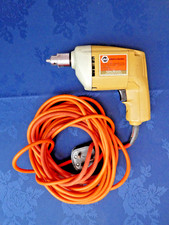 VINTAGE BLACK & DECKER 5/16" DRILL 7004-02 TYPE 1 WITH EXTENSION CABLE - WORKING