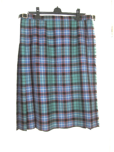 Ladies worn once tartan kilt - ladies,