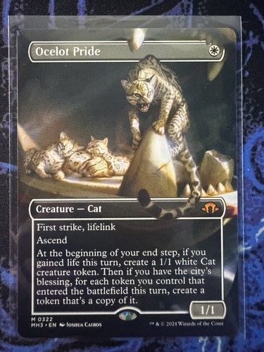 Mtg ocelot pride borderless - mtg,