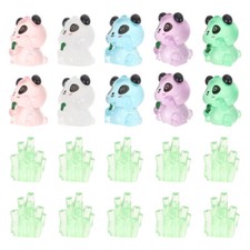  Mini Resin Animals Panda Cake