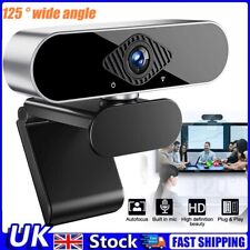Full HD 1080P Webcam USB AutoFocus Web Camera With Microphone For PC Laptop UK