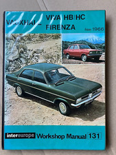INTEREUROPE WORKSHOP MANUAL 131 VAUXHALL VIVA HB/HC FIRENZA From 1966
