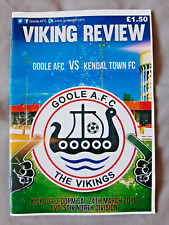 Goole AFC v Kendal Town. 24th