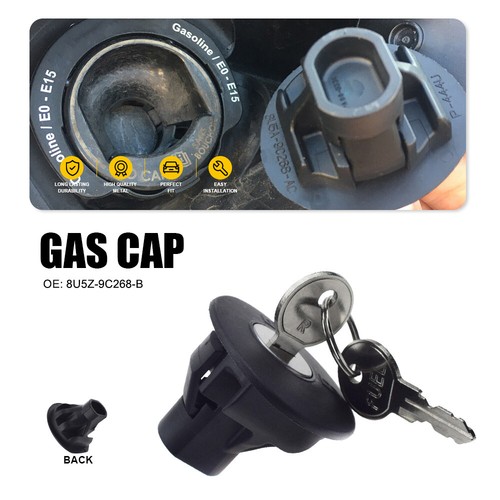 Locking fuel tank gas cap - locking, for