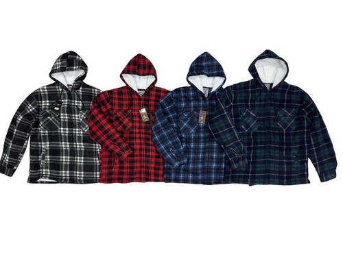 Mens padded hooded - hooded, fur