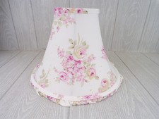 Rachel Ashwell Simply Shabby Chic Lampshade Blush Beauty Pink Rose Fabric Ruffle