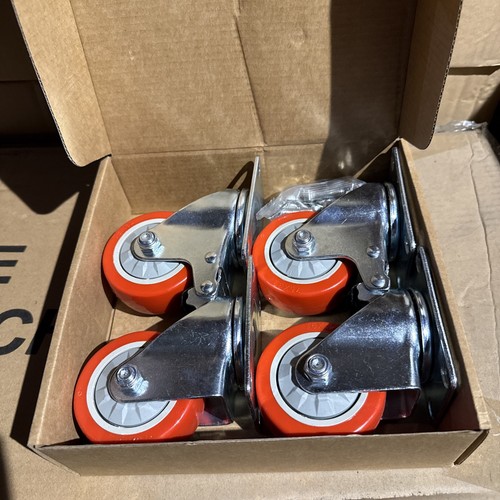 Heavy duty 75mm caster - 4x,