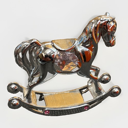 Chrome plated rocking horse - chrome,
