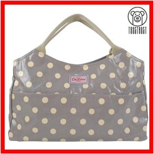 Cath Kidston Open Tote Large Shoulder Bag Overnight Polka Dot Spot Oilcloth CP65