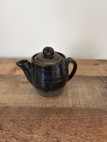 Vintage studio pottery teapot - vintage,