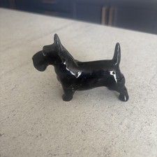 Scottish Terrier Scotty Scottie Dog Ceramic Figurine Ornament Statue Collectable