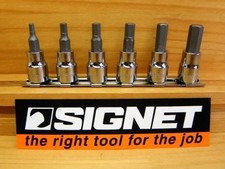 Signet 3/8 9.5 Hex Socket Set