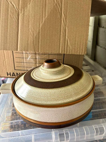 Round ceramic casserole - round,