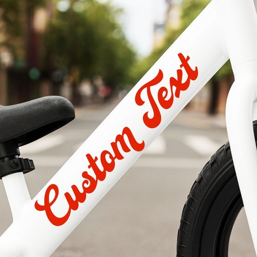 Personalised bike frame - bike, name