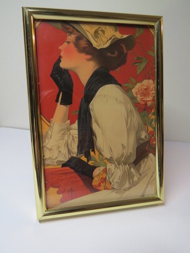 Gold framed print a pretty - framed,