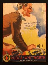 Vintage bicycle Catalogue - 1935 - Rudge Whitworth cycles 