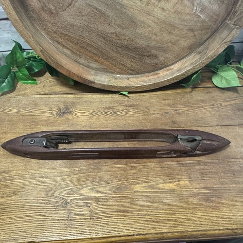 Vtg wood weaving loom - wood,