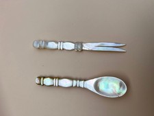 Mother of Pearl Spoon & Fork