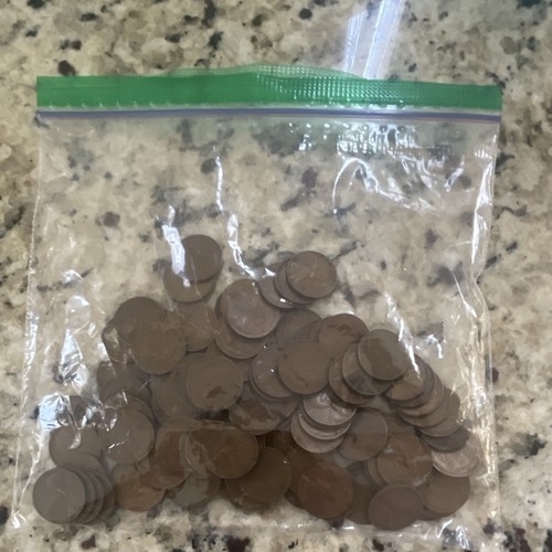 Circulated lincoln wheat cents - circulated,