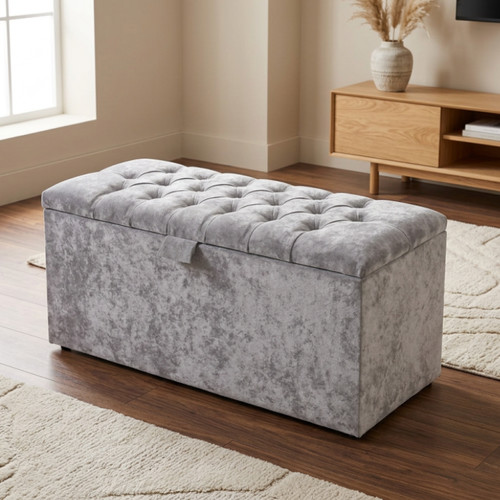 Chesterfield ottoman storage - ottoman,
