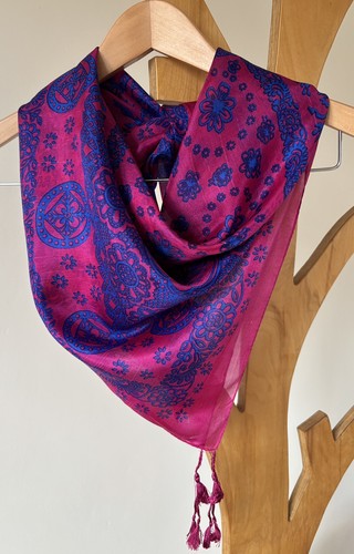 Pure silk indian - indian, dyed