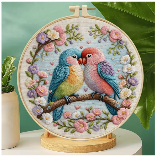 Embroidery hoop kit 20cm - embroidery,