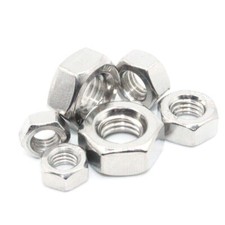 M3 M4 M5 M6 M8 M10 M12 HEX NUT FULL HEXAGON NUTS DIN 934 STAINLESS STEEL