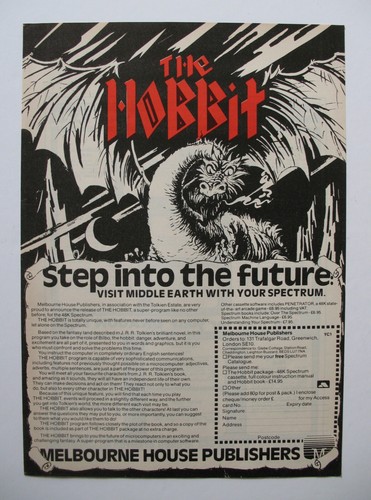 Vintage game advert - game, zx