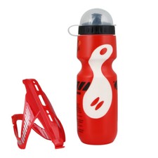 650ML Cycling Water Drink Bottle and Holder Cage Bike Sports Mountain Bicycle
