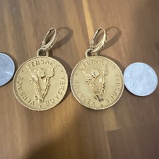 Versace Gold V Monogram Shaped