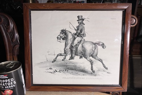 Antique 1820 lithograph - 1820, in