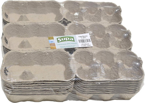 Supa half dozen egg boxes - egg, x