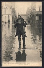 Postcard Paris, Inondations de