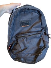 Superdry Black Orange Rucksack Laptop Compartment
